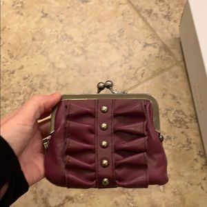 Plum color Jessica Simpson coin purse